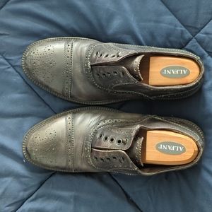 Bruno Magli - Italian Mens' Fashion Dress Shoes - 8M -Black / Gray